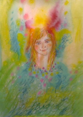 Энергопортрет для Мариши Филипповой "Дева Лесная" , 2011г.
