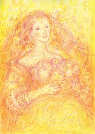 Энергопортрет для Мариши Саратцевой. Расцветание, Дары, Плоды, 2012г.
